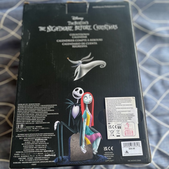 New Disney Parks Nightmare Before Christmas Light Up Countdown Clock Calendar - Picture 7 of 8